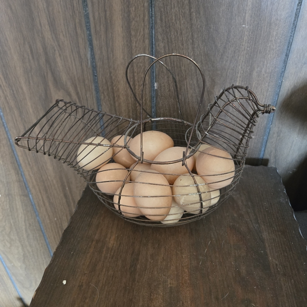 Wire Chicken Egg Basket